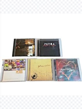 Petra: Lot Of 5 CDs 6 Total Discs Good Condition Titles In Description Christian